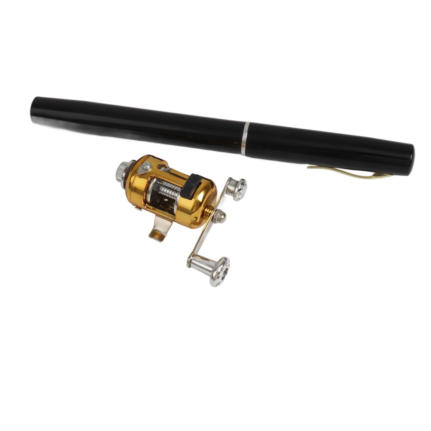 Telescopic Fishing Rod And Reel Combo Set With Aluminum Line