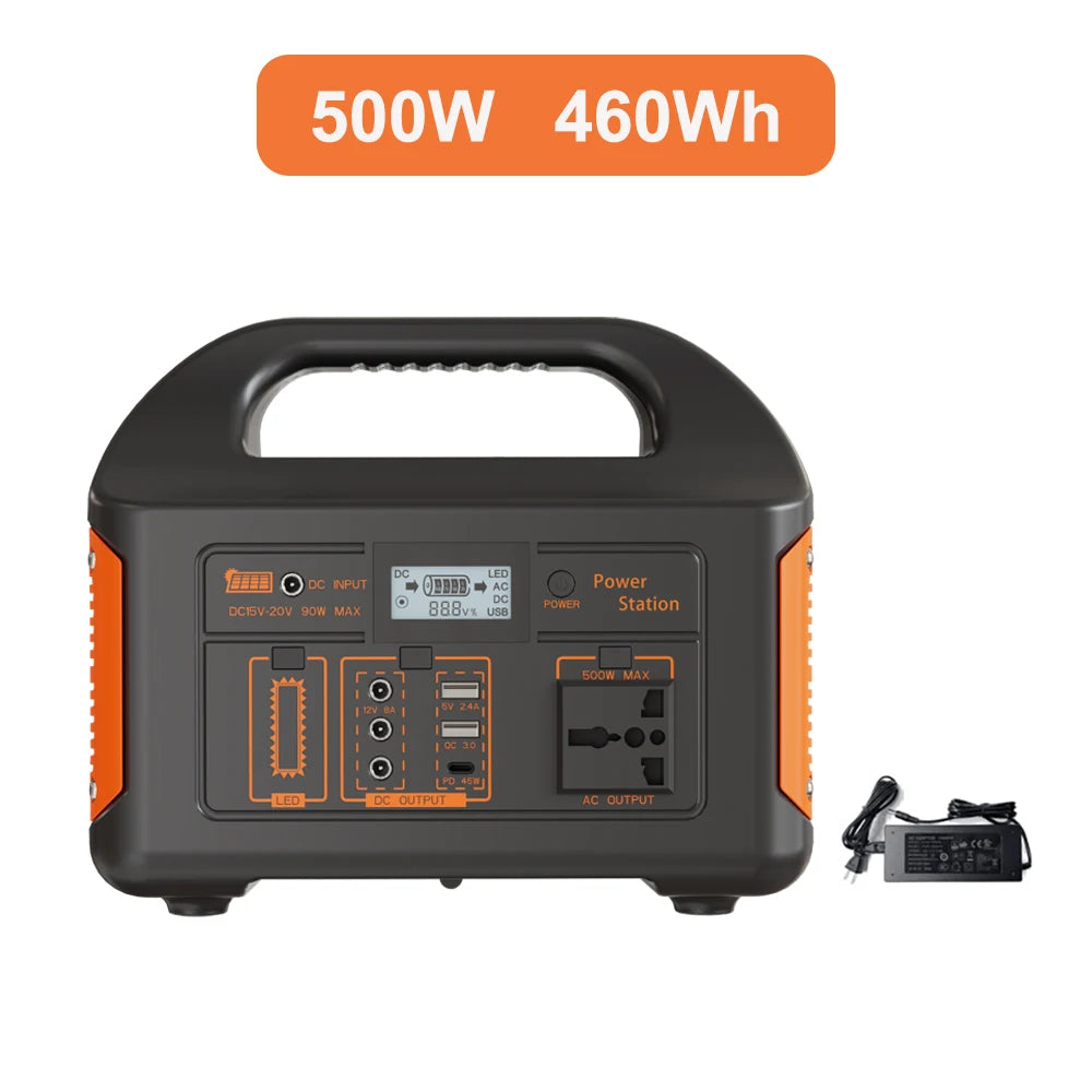 GaiaRay Portable Power Station 256Wh LiFePO4 110V Solar Generator