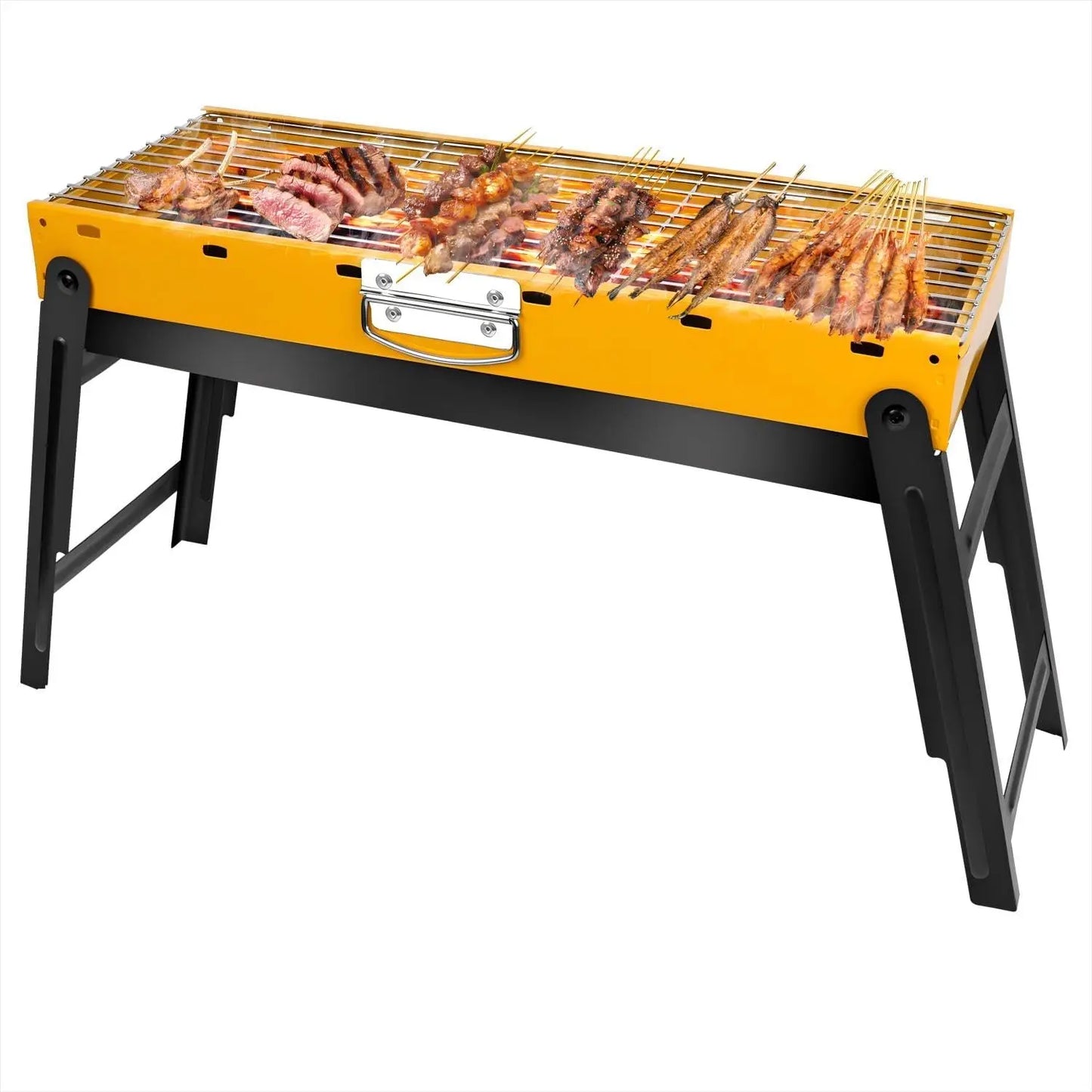 XMSJ Portable Charcoal Grill For Camping Hiking Picnics