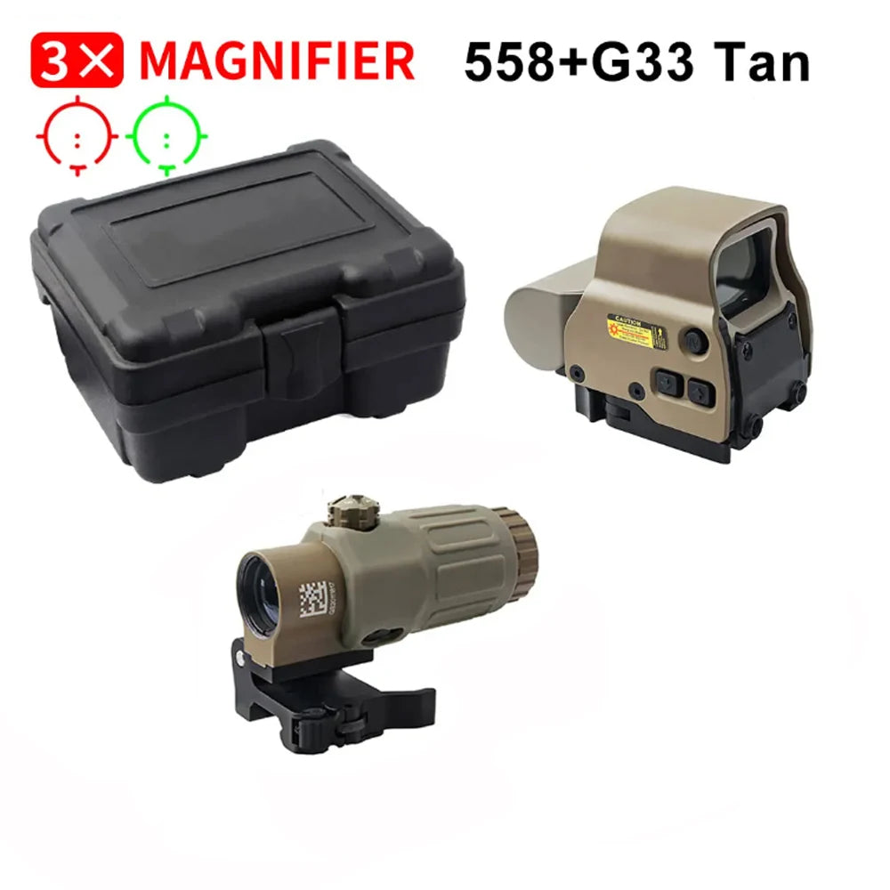 Bestsight 558 G43 Holographic Collimator Red Dot Sight Mount