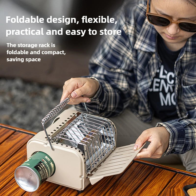 NONED Outdoor Mini Gas Stove Heater Portable Camping And Fishing
