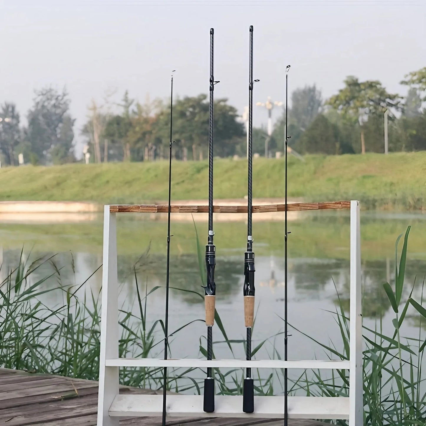 Carbon Fiber Fly Fishing Rod, Two Section, Ultra Lightweight