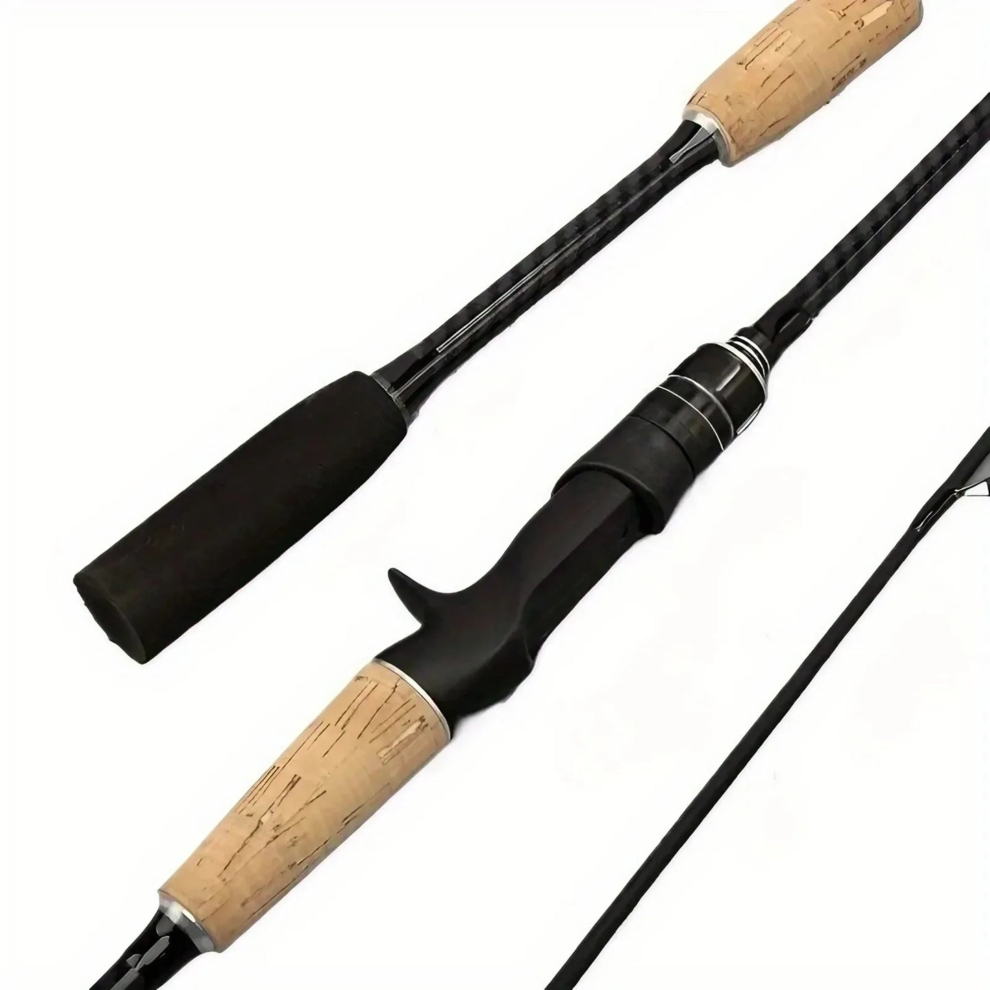 Carbon Fiber Fly Fishing Rod, Two Section, Ultra Lightweight
