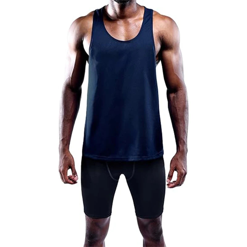 Men's Quick-Dry Running Tank Top For Sports And Fitness