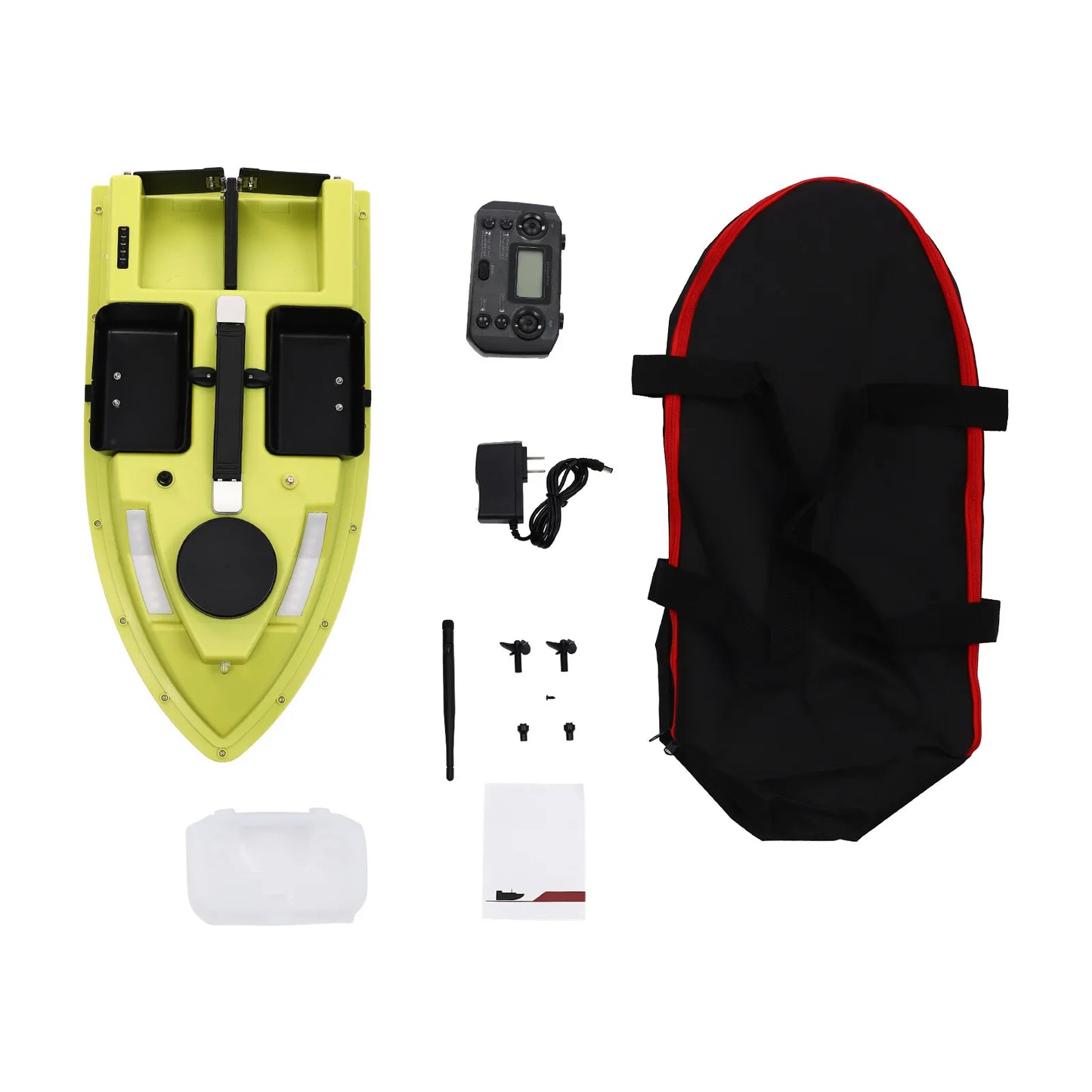 Bait Boat With Four Compartments And Dual Copper Motors For Fast Stable Sailing