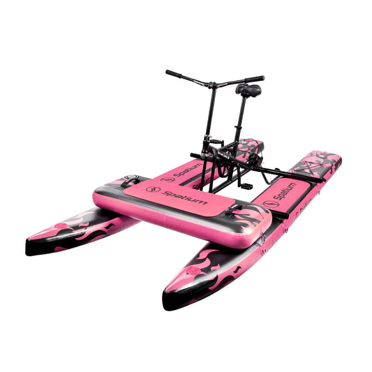 Spatium Water Bike 2.0 Inflatable Pedal Boat for Lake Fishing