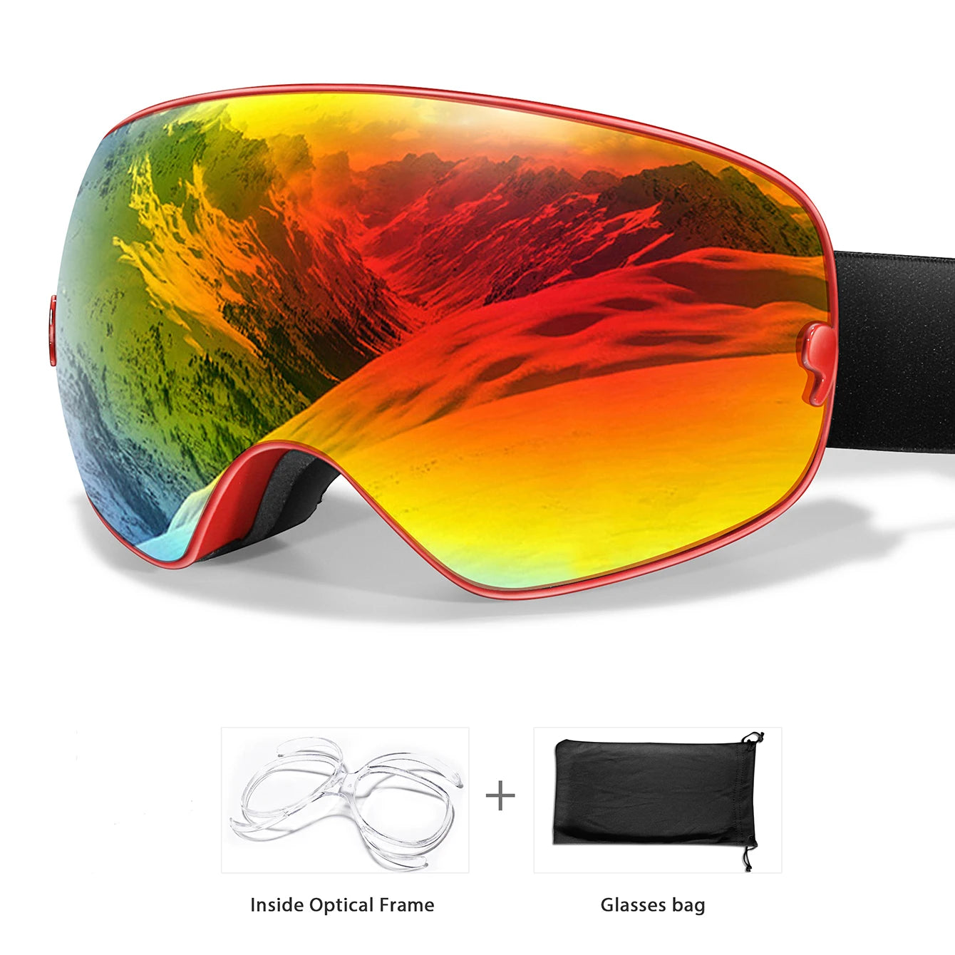 Winter Ski Goggles UV400 Anti Fog Men Women Teens Eyewear