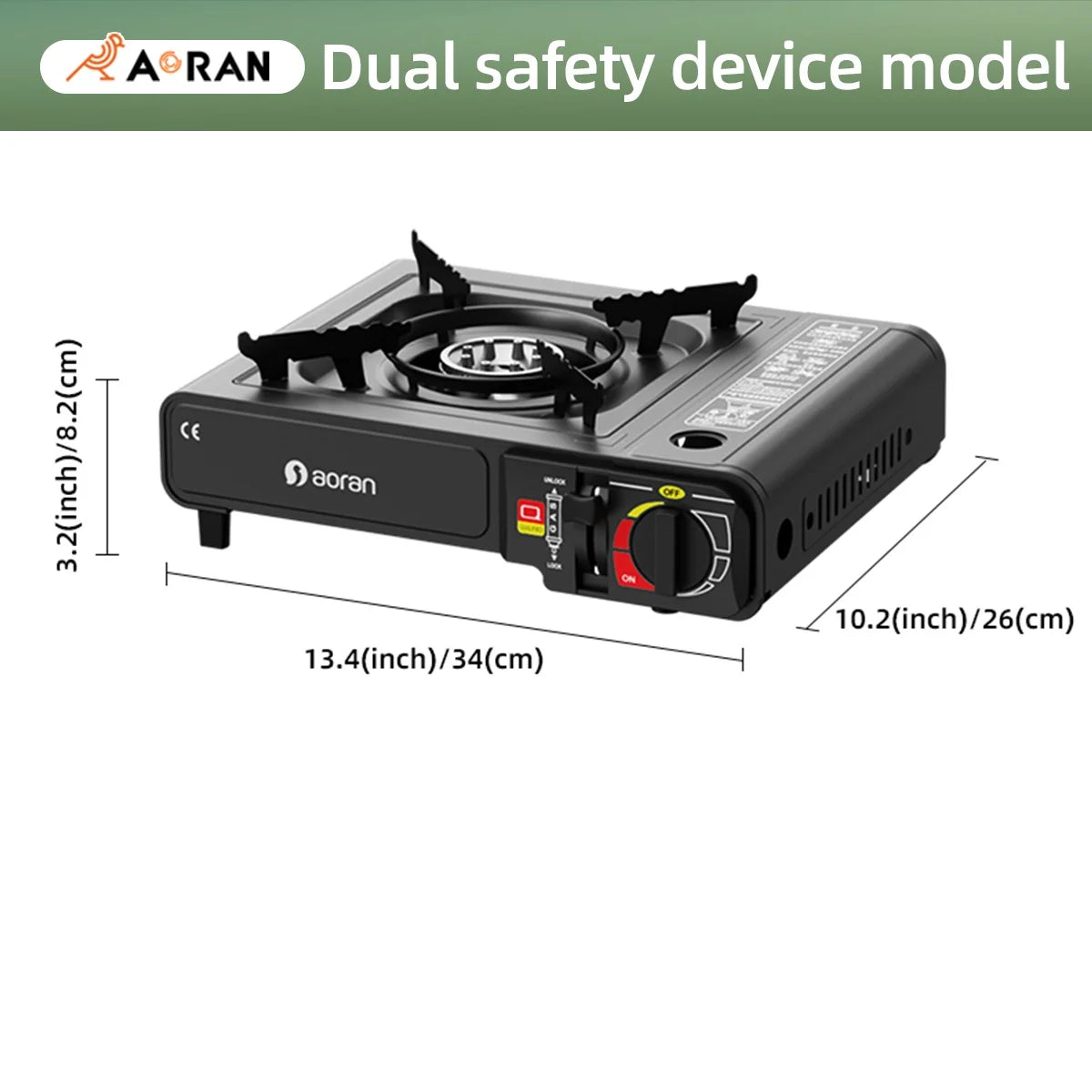 Portable Cassette Stove 2900W Gas Grill For Outdoor Camping