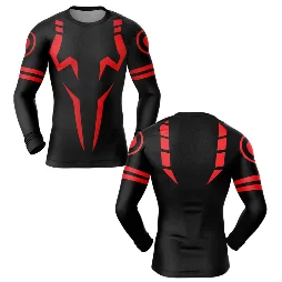 NONECN Jujutsu Kaisen Compression Tee Sukuna 3D Print