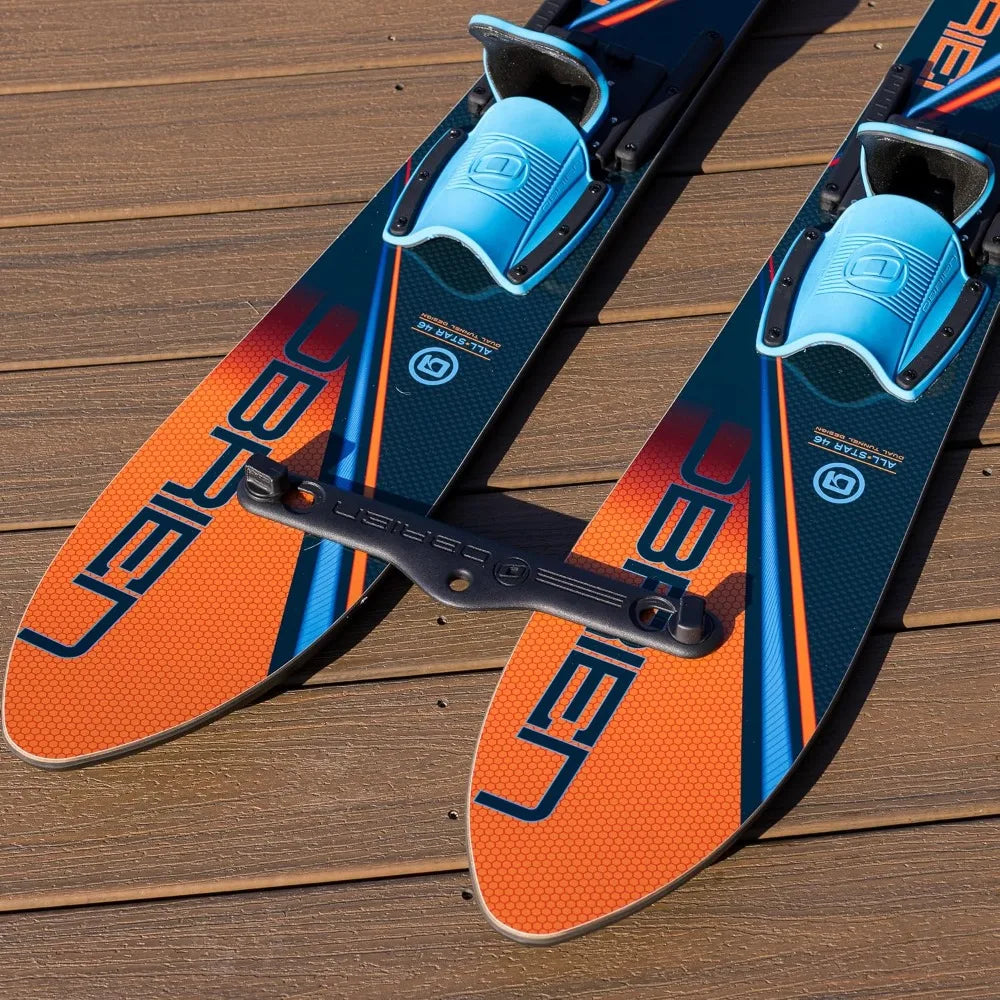 O'Brien All-Star Water Skis For Kids With Trainer Bar