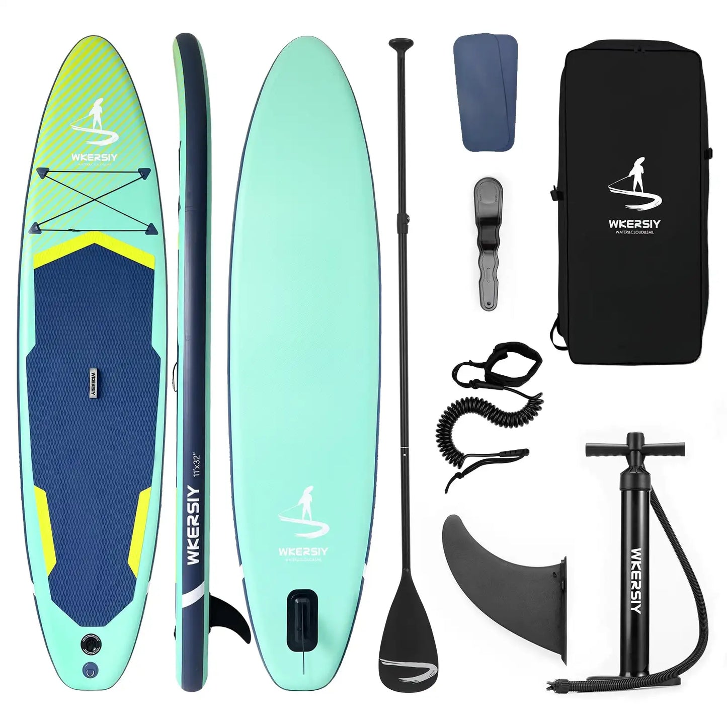 WKERSIY Inflatable SUP Board All-Water Performance Series Ultra-Stable