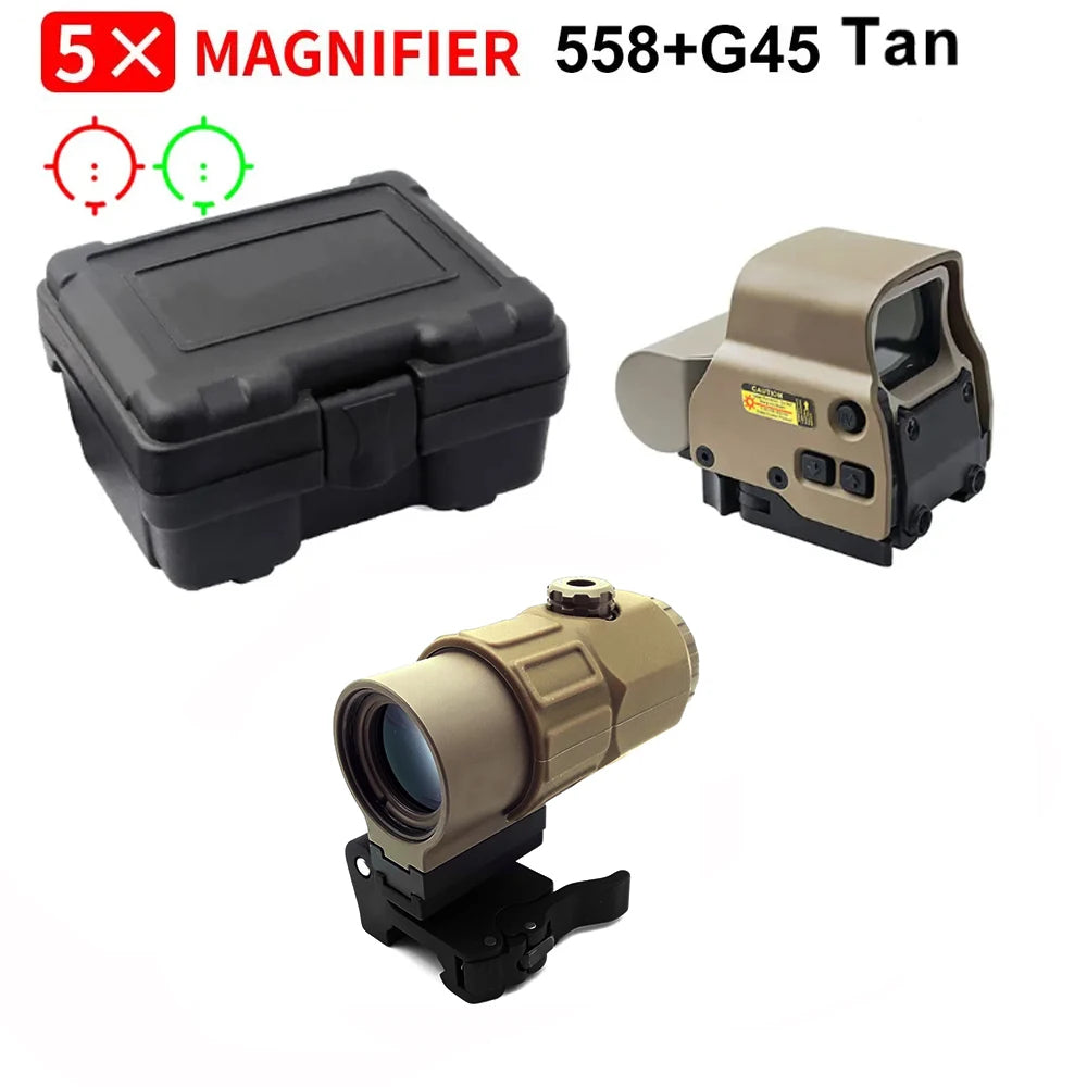 Bestsight 558 G43 Holographic Collimator Red Dot Sight Mount