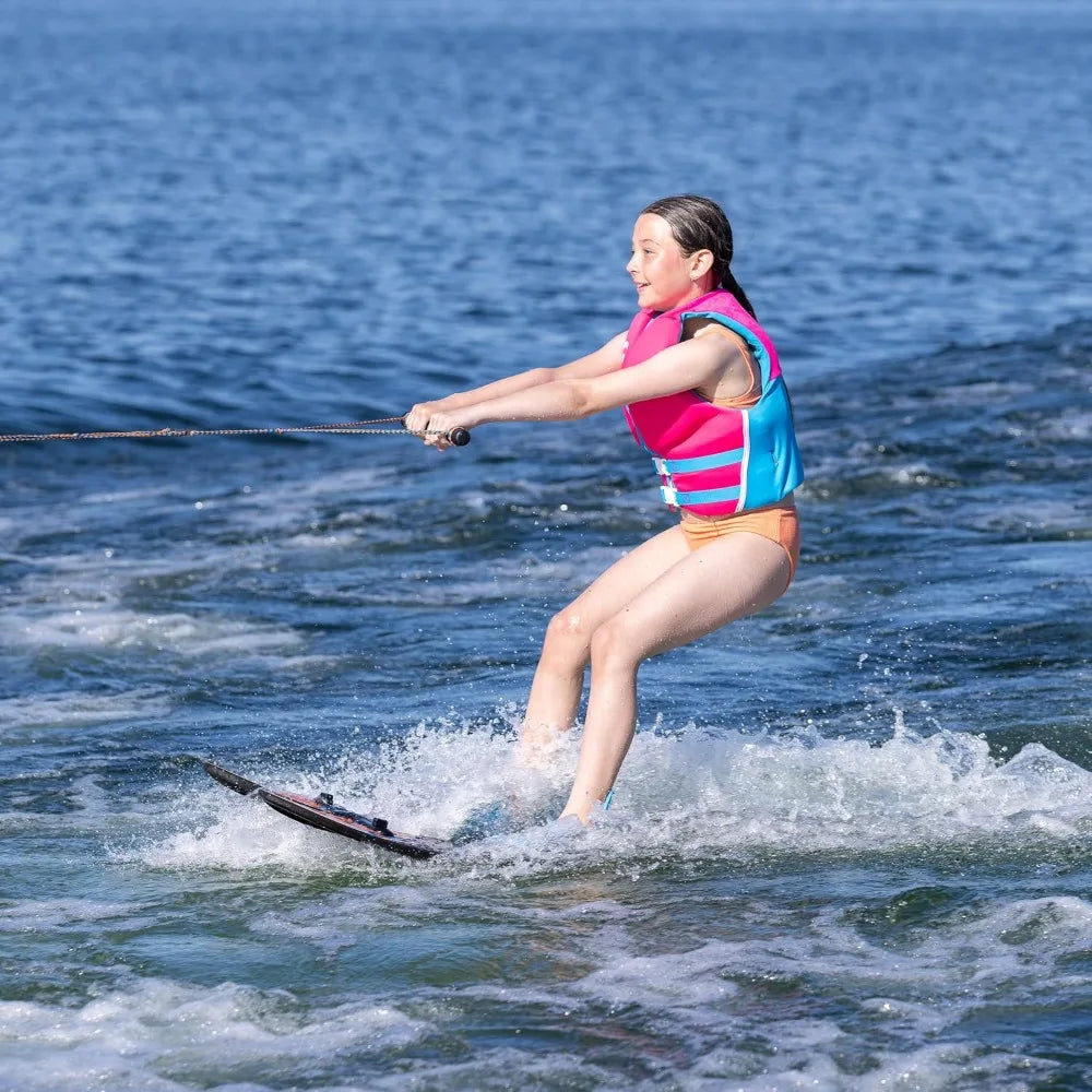 O'Brien All-Star Water Skis For Kids With Trainer Bar