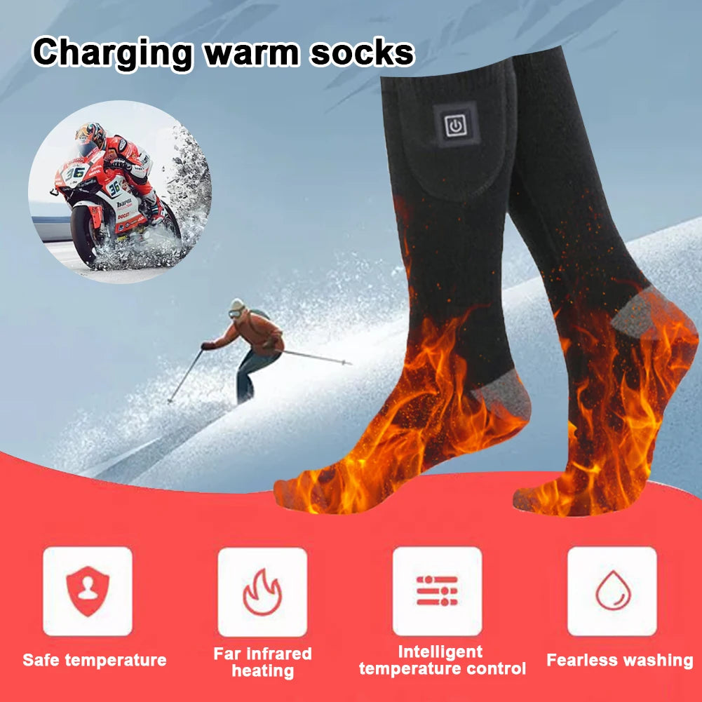 Alloet Electric Heated Socks With Three Temperature Levels