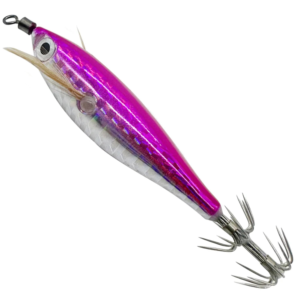VKTECH Luminous Squid Jig Hooks Lures For Fishing Tackle