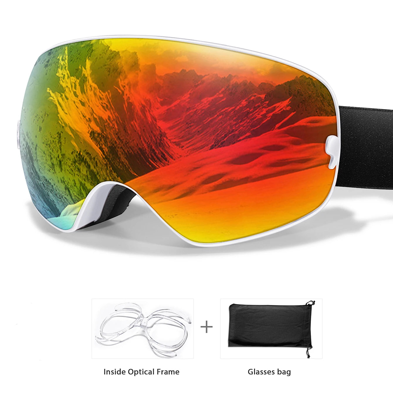 Winter Ski Goggles UV400 Anti Fog Men Women Teens Eyewear