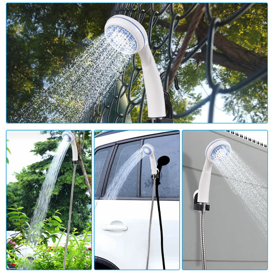 Portable Camping Shower Pump USB Rechargeable Electric For Outdoor Use