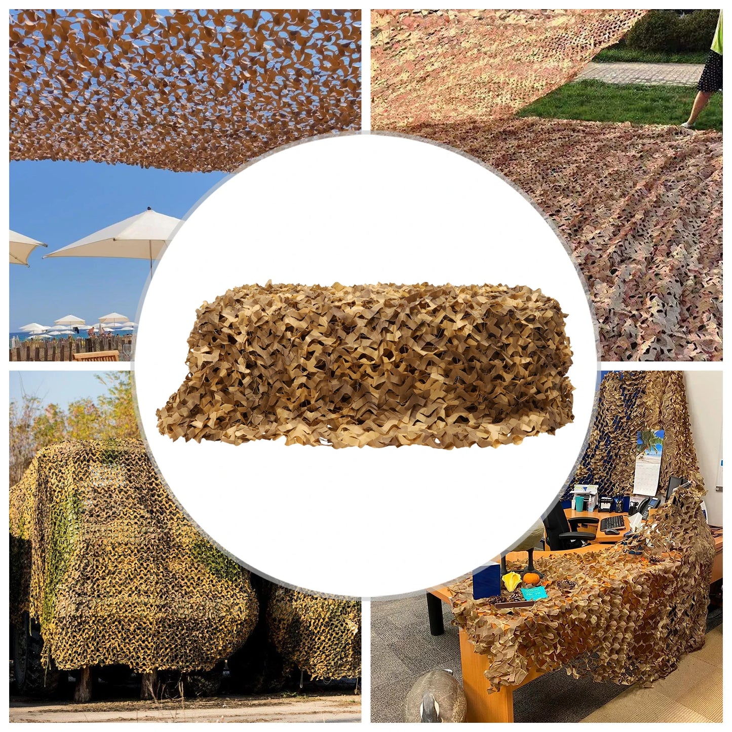Camouflage Netting Camping Blind for Hunting and Outdoors