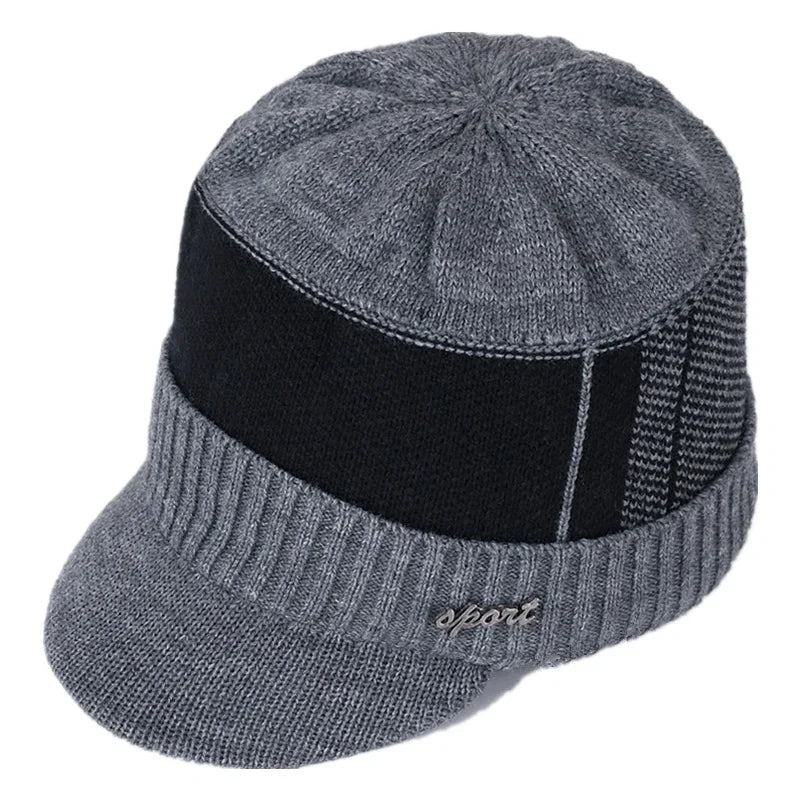 NONECN Unisex Warm Winter Hat With Plush Fur Lining