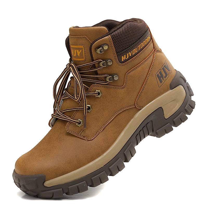 Leather High Top Mens Boots Breathable Hiking Desert Combat Outdoor