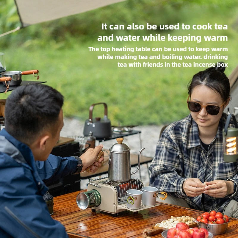 NONED Outdoor Mini Gas Stove Heater Portable Camping And Fishing