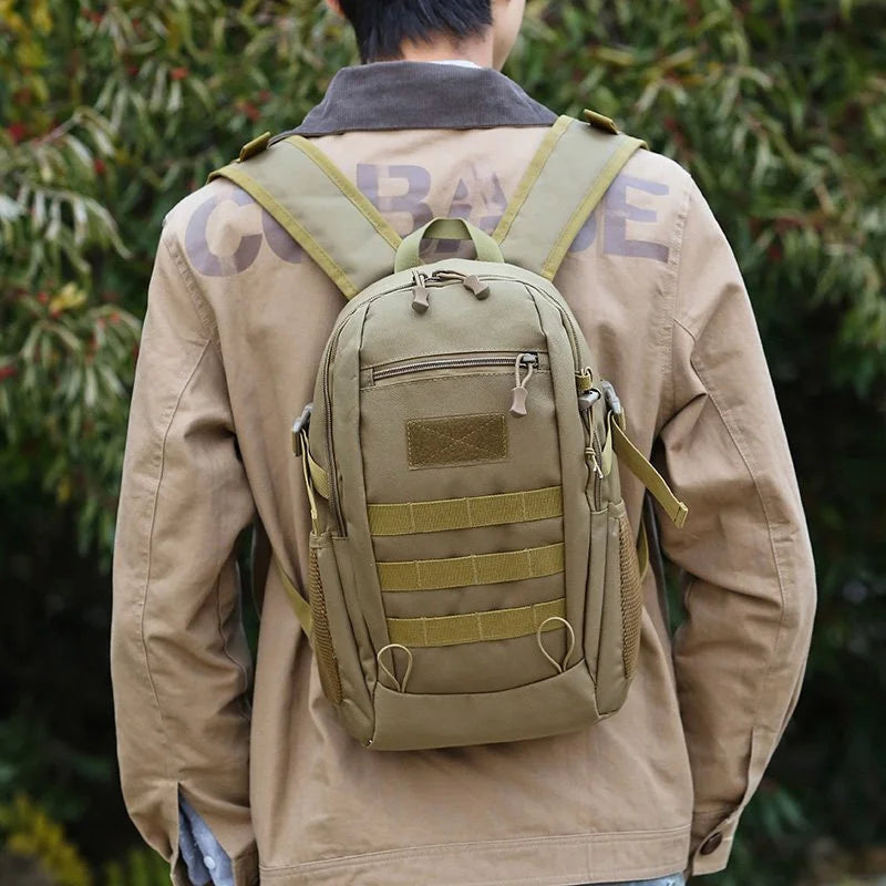 Scione Mini Tactical Backpack Travel Hiking Camping Unisex
