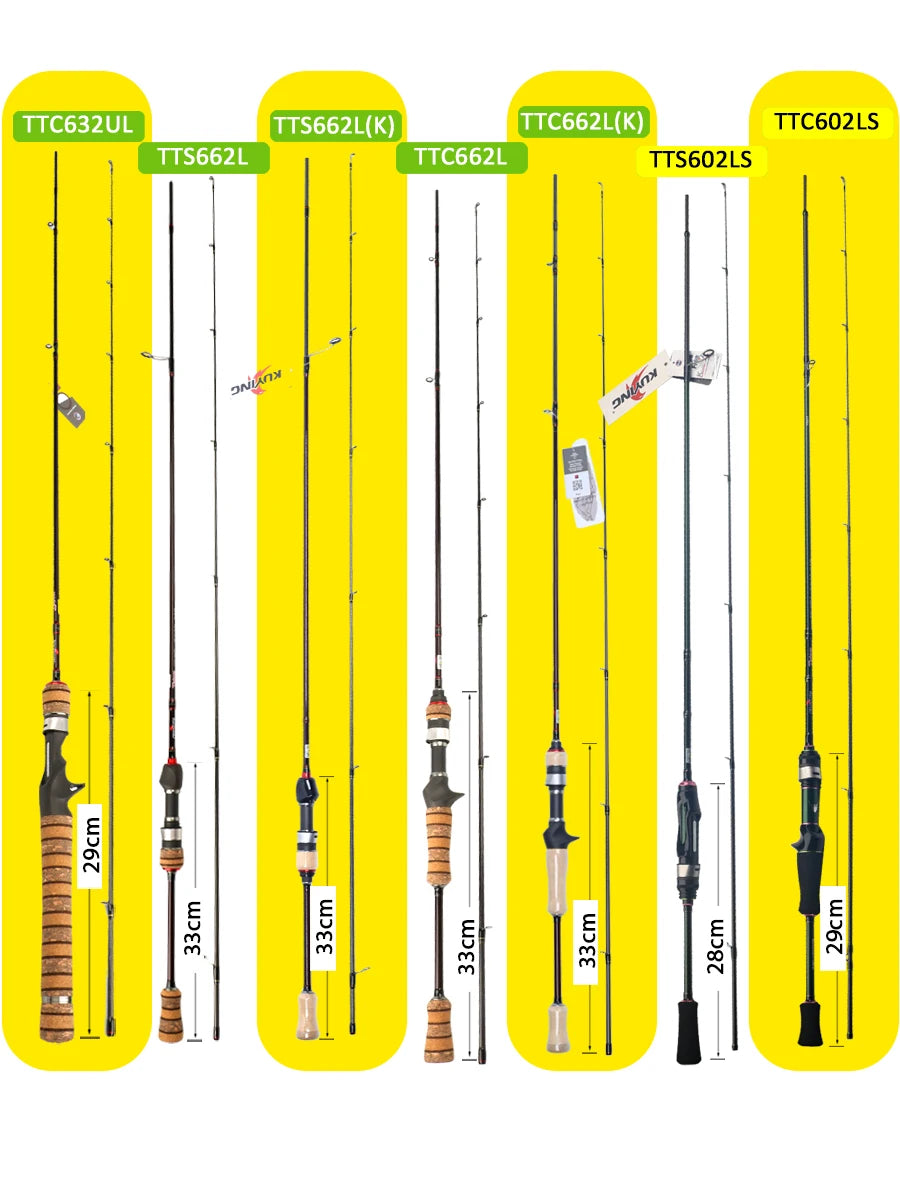 Kuying Carbon Fishing Lure Rod Teton TTC Series Pro