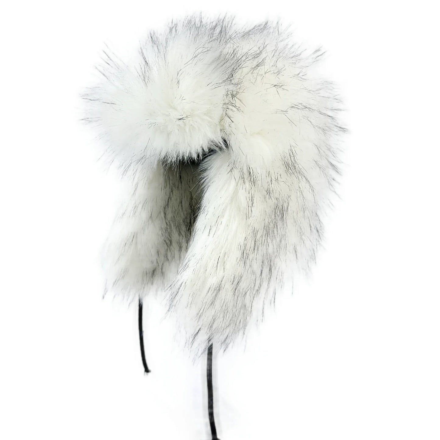 Winter Faux Fur Bomber Hat For Women Russian Style Beanie