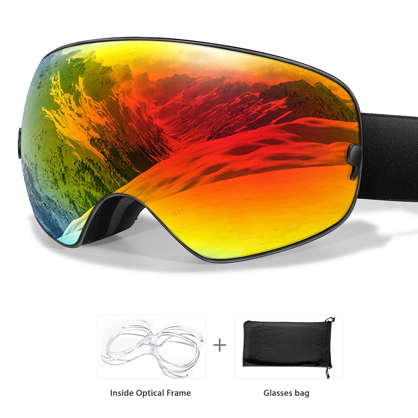 Winter Ski Goggles UV400 Anti Fog Men Women Teens Eyewear