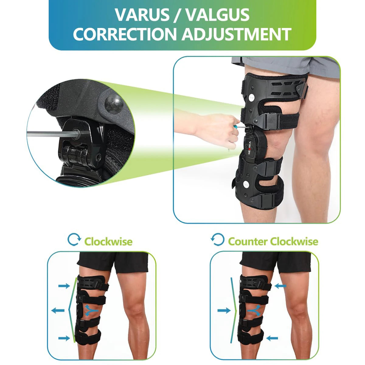 NEENCA OA Unloader Knee Brace For ACL Meniscus Pain Relief