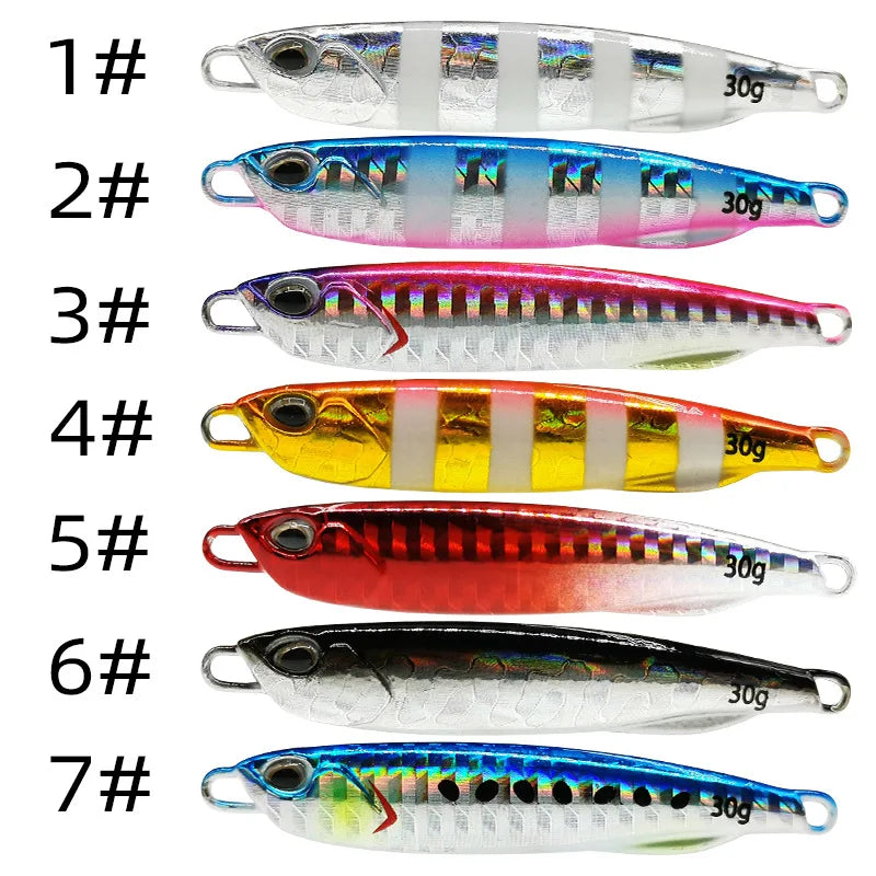 Japen Metal Cast Jig Spoon Lure For Shore Fishing Bass