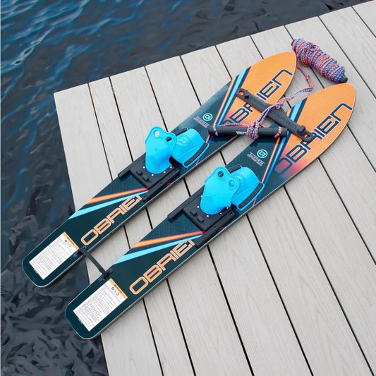 O'Brien All-Star Water Skis For Kids With Trainer Bar
