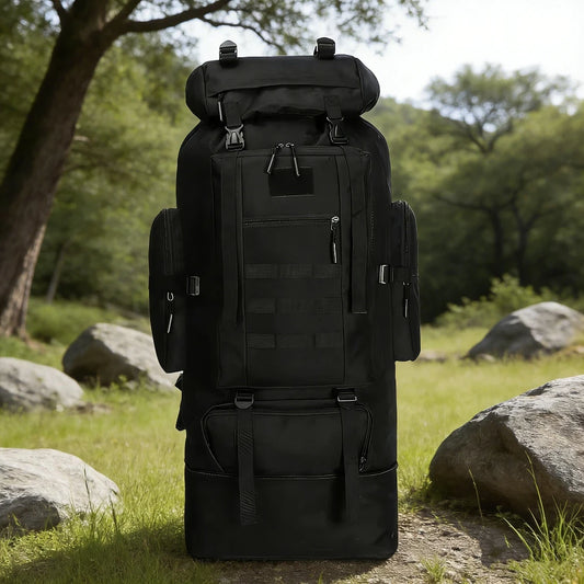 JUMAHECN Outdoor High Capacity Oxford Backpack for Hiking and Camping