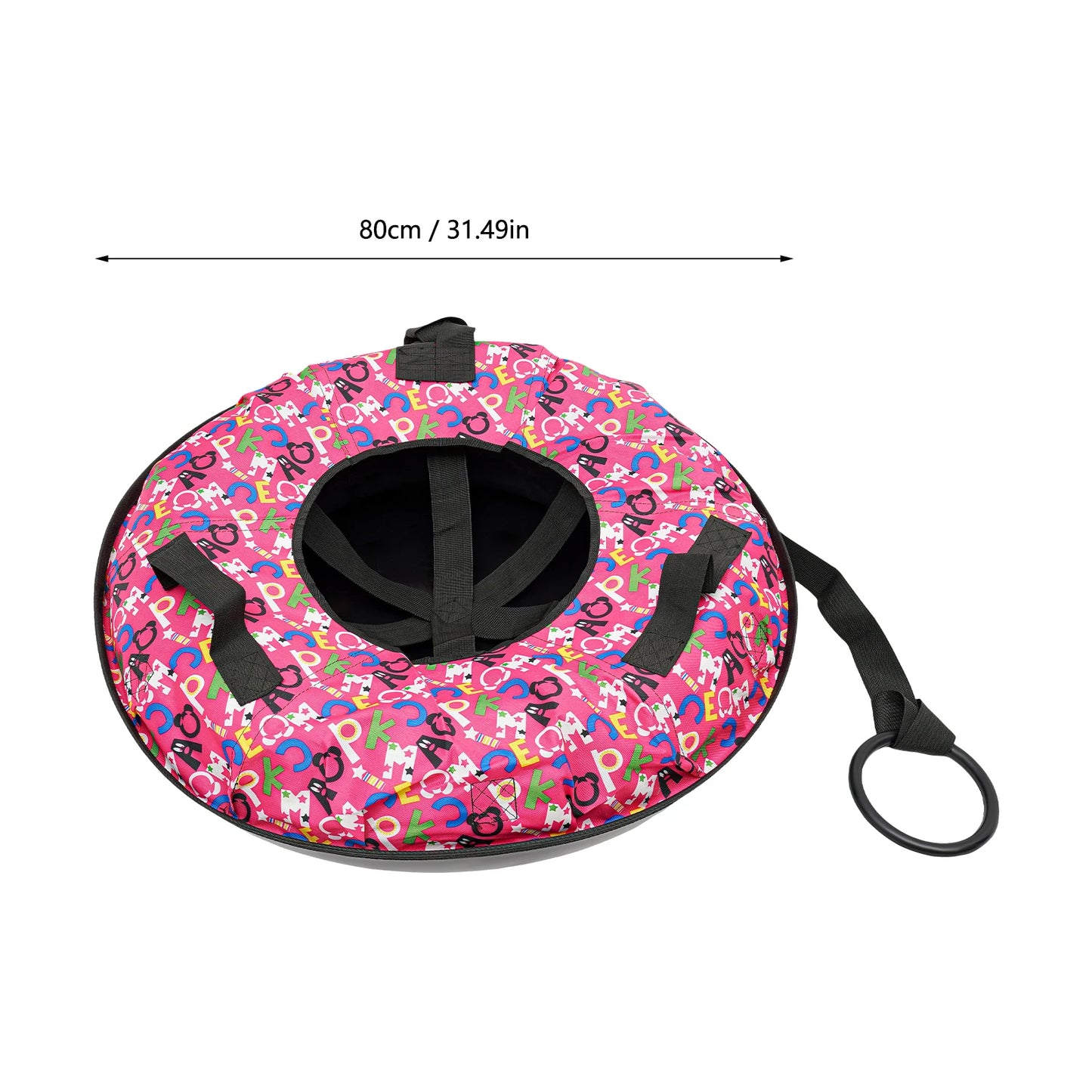 Oxford Cloth Inflatable Snow Sled 100-180kg Load Capacity