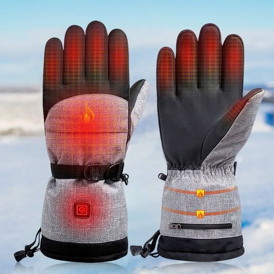 AlloetCN Hand Warmer Thermal Electric Heating Gloves Anti Slip Waterproof