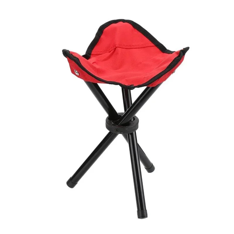 Portable Outdoor Folding Triangular Stool for Fishing and Camping