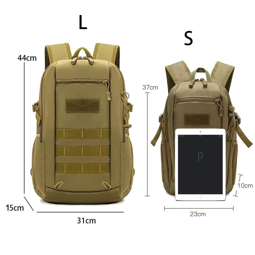 Scione Mini Tactical Backpack Travel Hiking Camping Unisex