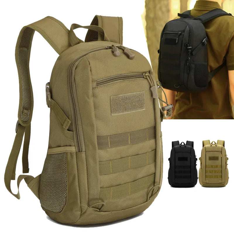 Scione Mini Tactical Backpack Travel Hiking Camping Unisex