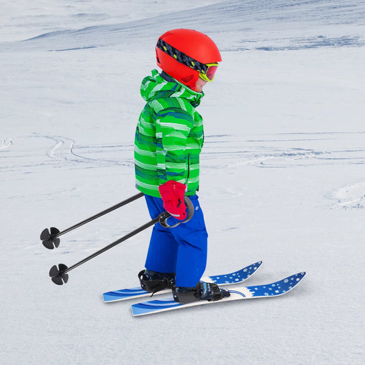 Kids Ski Set With Poles Snowblade For 2-8 Years Old