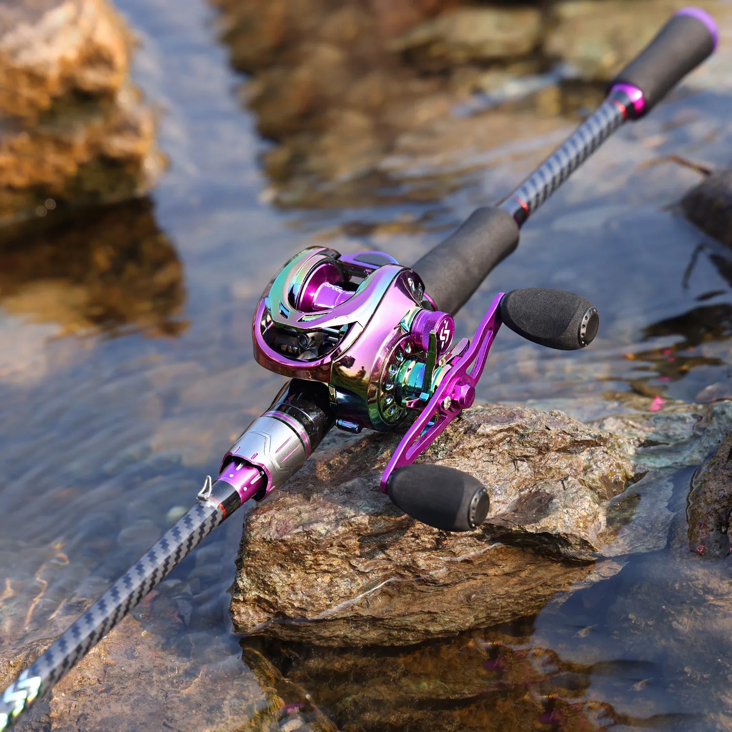 FridayInFishing Telescopic Fishing Rod Carbon Fiber Fast Action