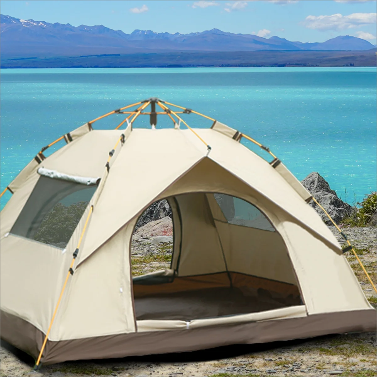 Pakicetus Outdoor Shelter Tent With Two Doors And Windows