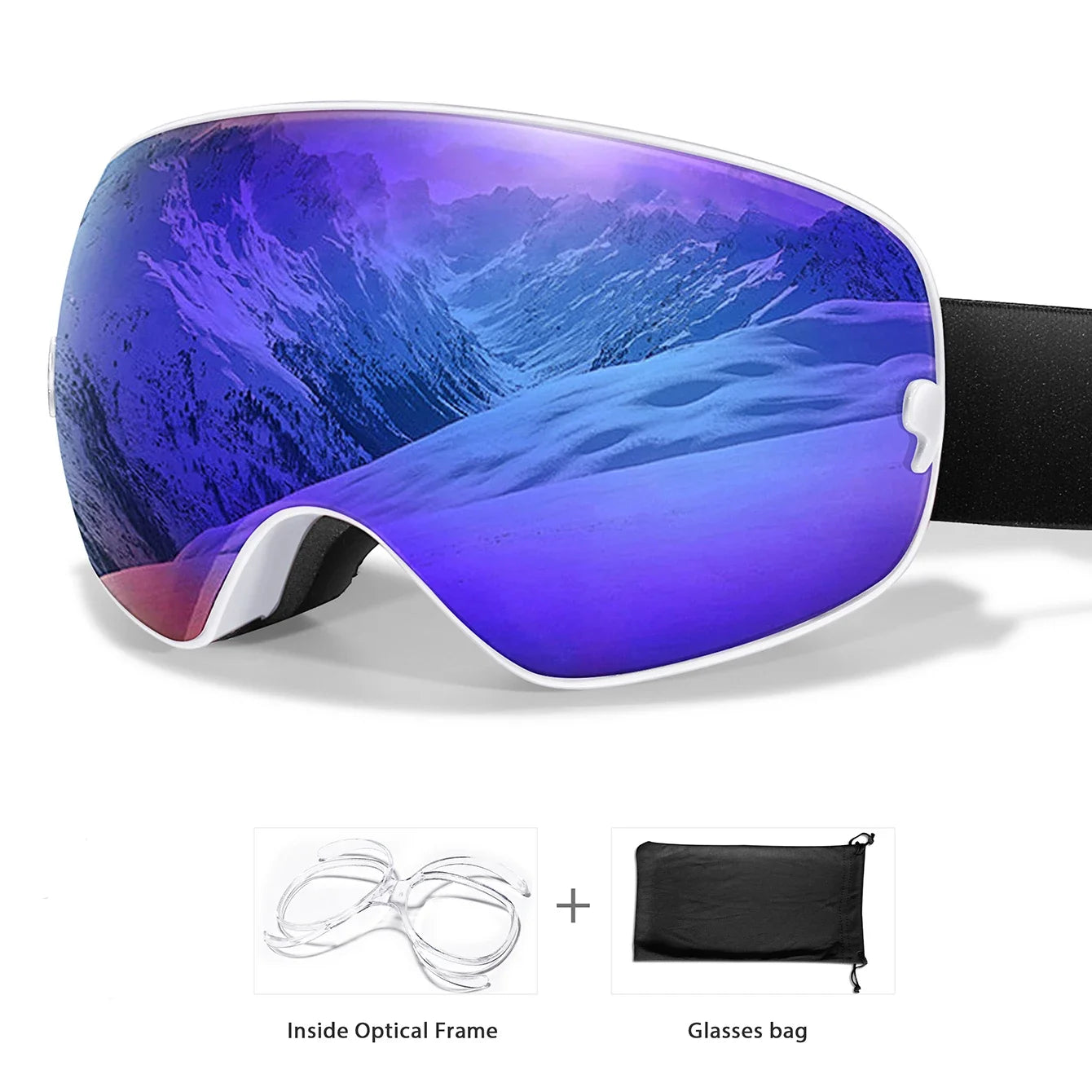 Winter Ski Goggles UV400 Anti Fog Men Women Teens Eyewear