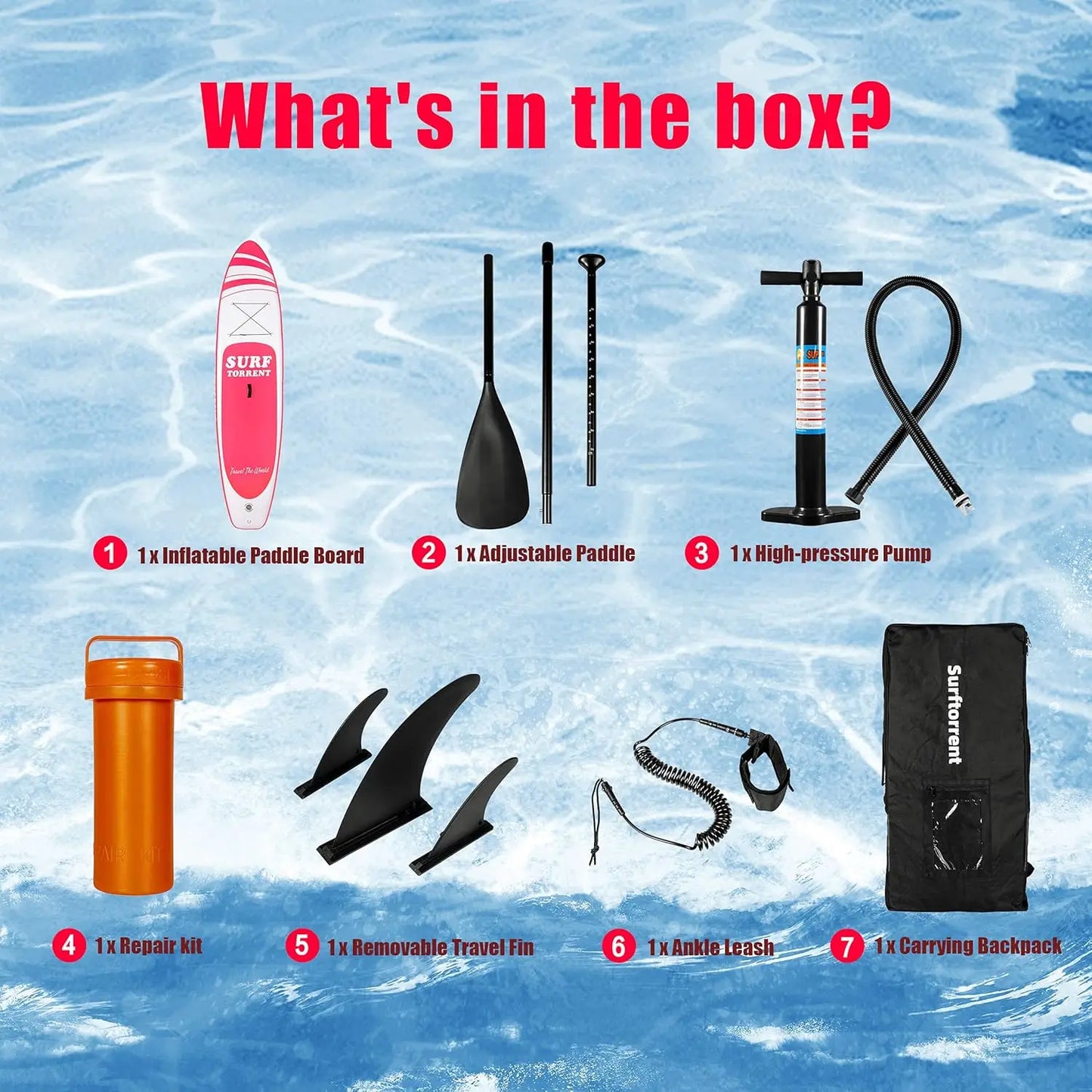 YTYIN Inflatable Stand Up Paddle Board With Accessories For Beginners