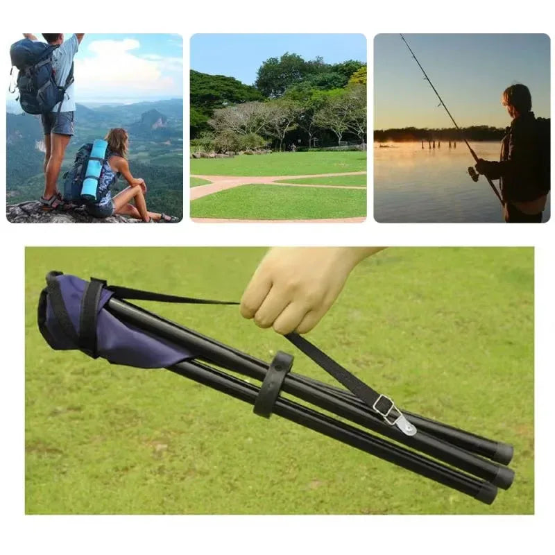 Portable Outdoor Folding Triangular Stool for Fishing and Camping