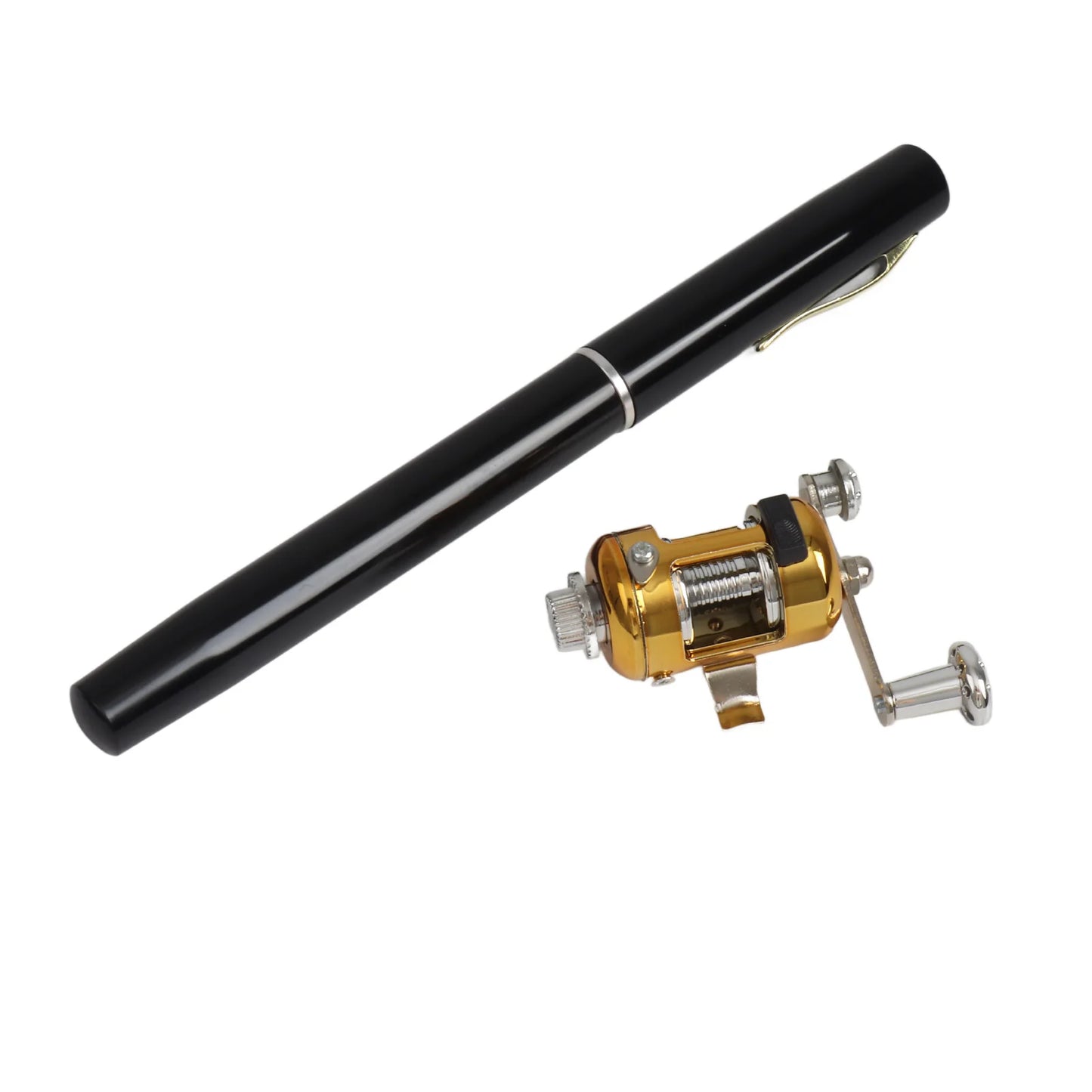 Telescopic Fishing Rod And Reel Combo Set With Aluminum Line