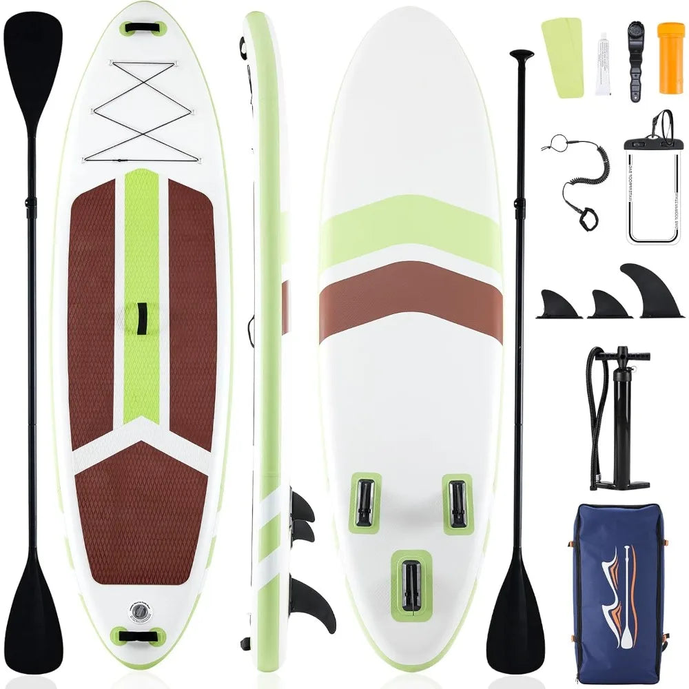 Sweetcrispy Inflatable Stand Up Paddle Board With Premium Accessories