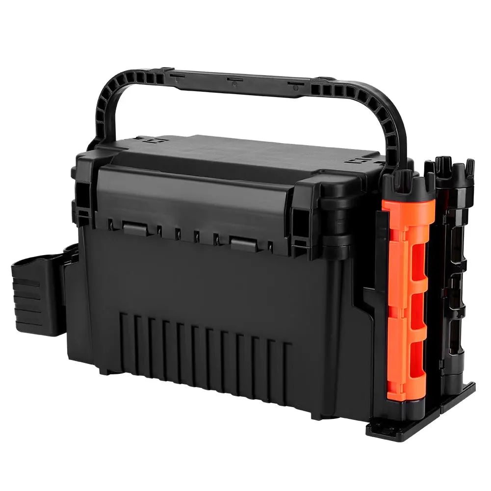 2 Tier Fishing Tackle Box Adjustable Gear Organizer Case