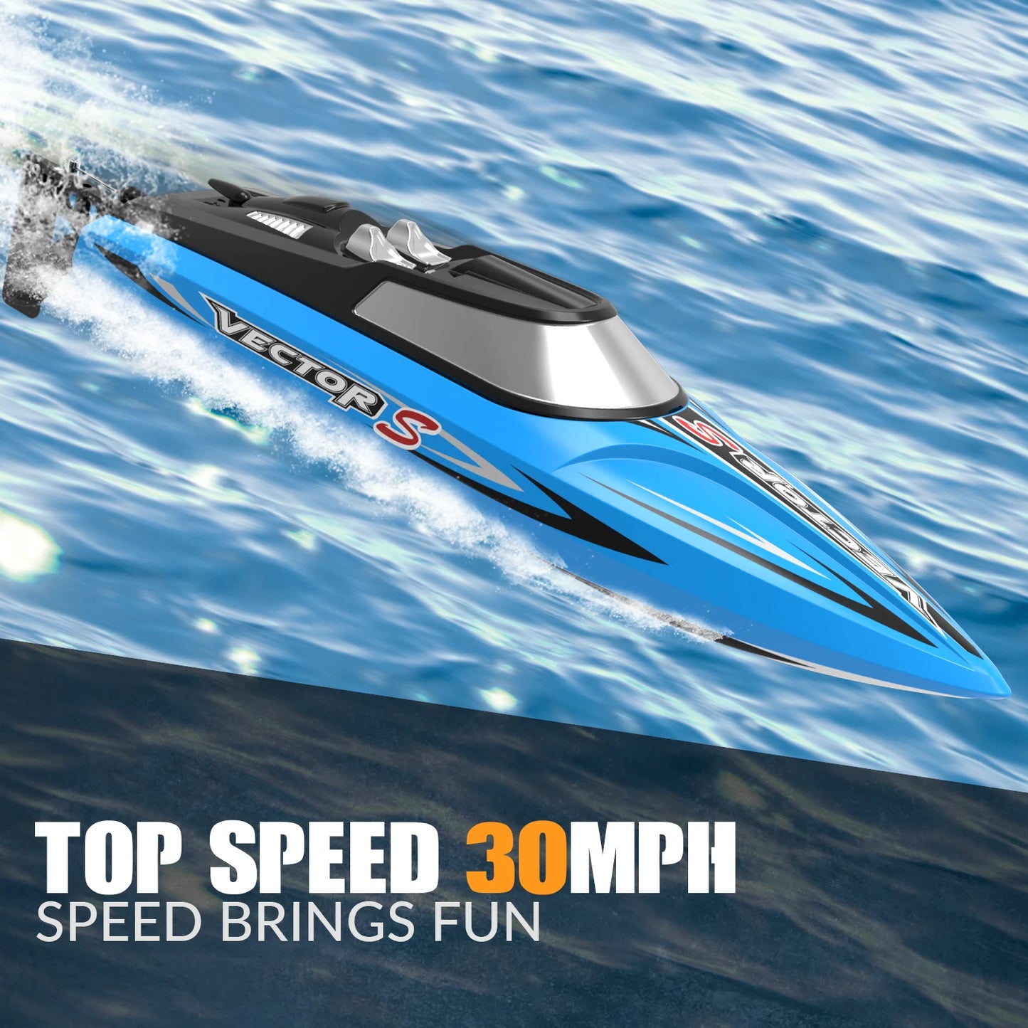 EXHOBBY Vector SR48 RC Boat High Speed Brushless 2.4GHz