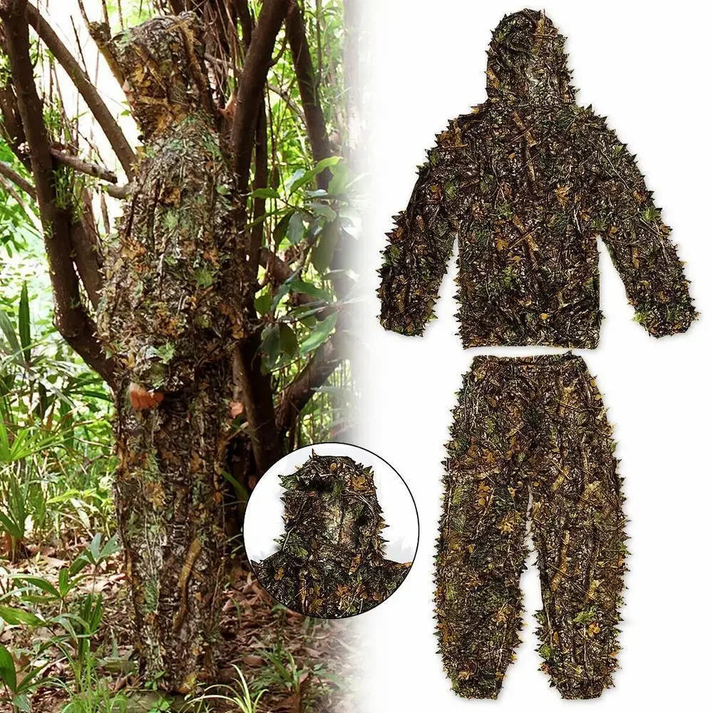 3D Ghillie Suit Tactical Outdoor Camouflage For Hunting