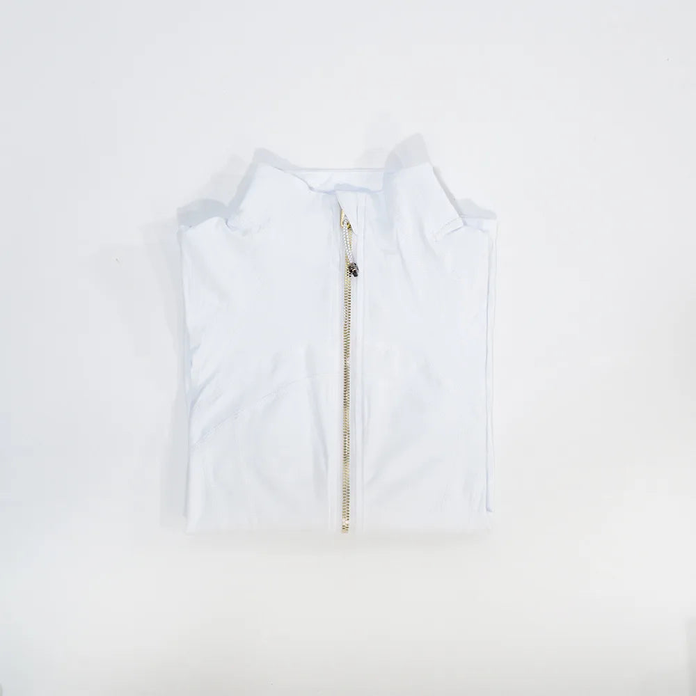 Slimming Zipper Jacket for Yoga Stand Collar Quick Dry